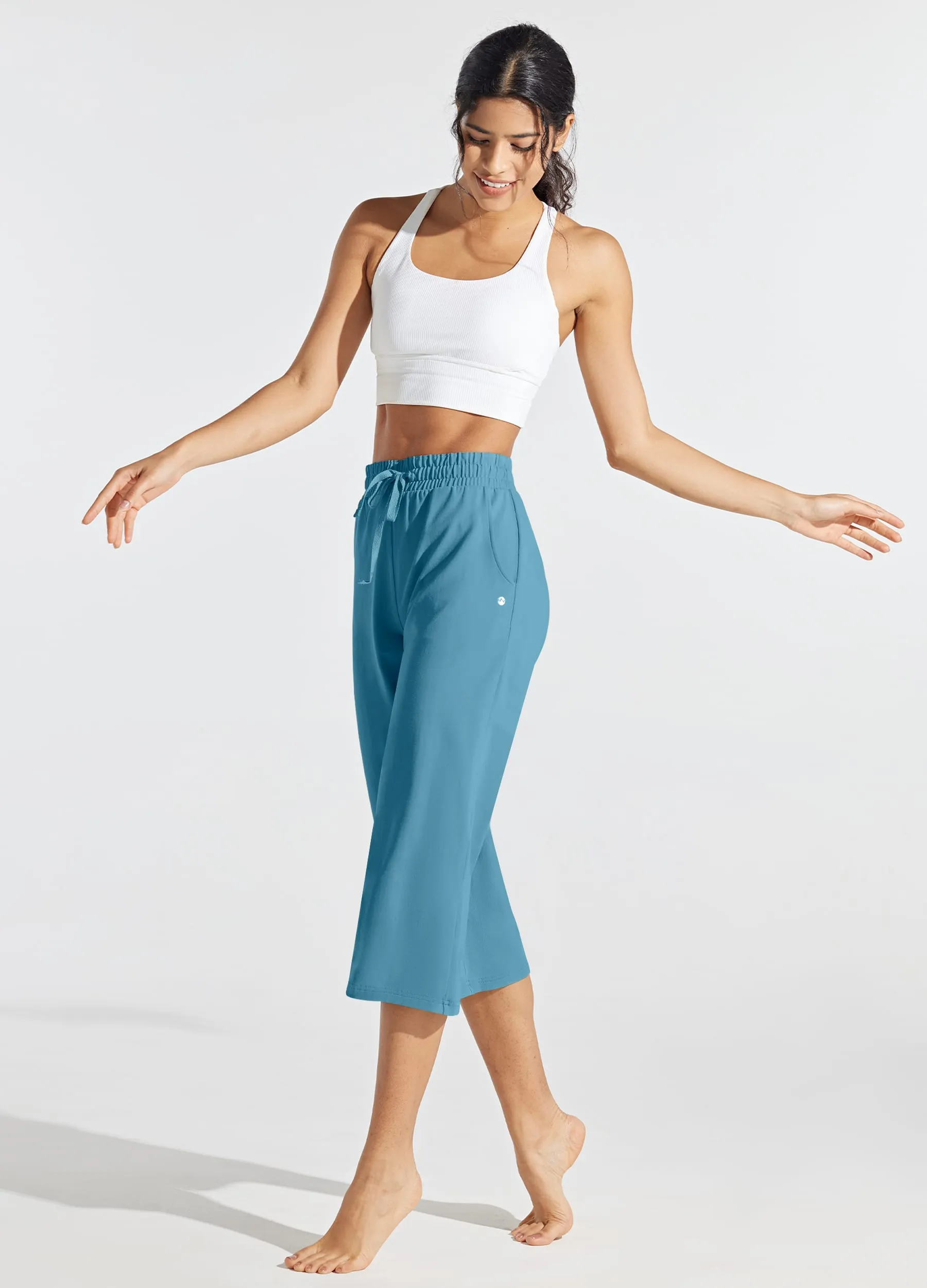 Women's Loose Yoga Capri Pants